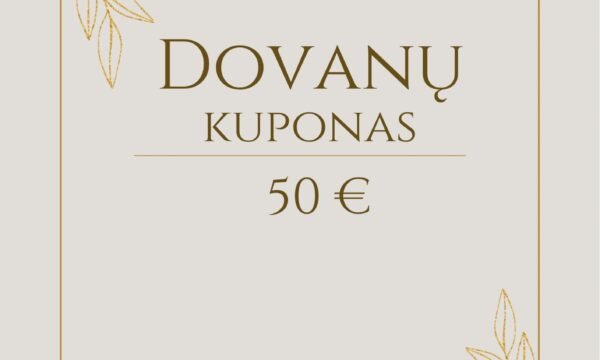 Elektroninis Dovanų Kuponas 50€