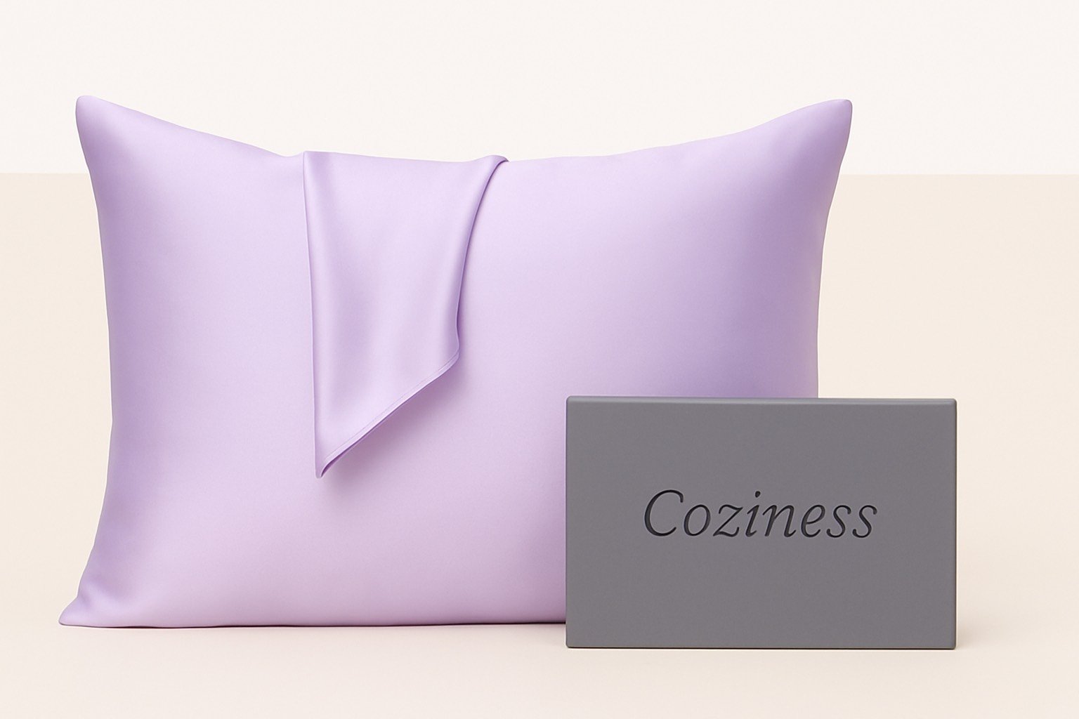 Alyvinis šilko pagalvės užvalkalas - Image 4