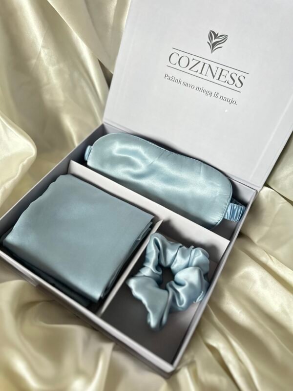 Dangaus mėlynas šilko dovanų rinkinys - Image 2