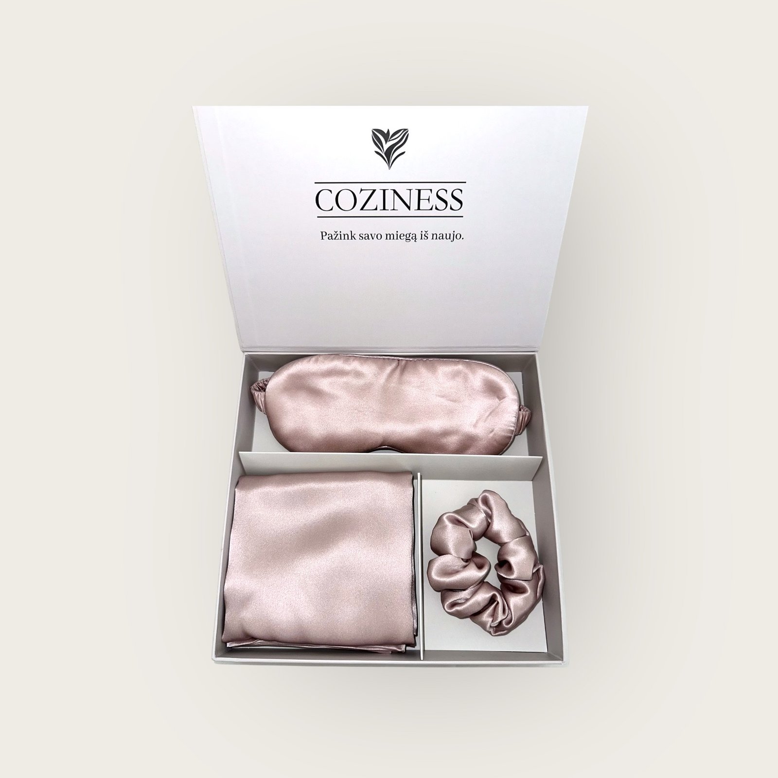 Pelenų rožės šilko dovanų rinkinys - Image 4