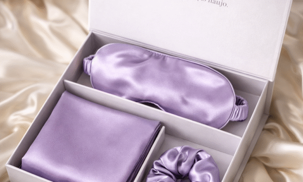 Alyvinis šilko dovanų rinkinys